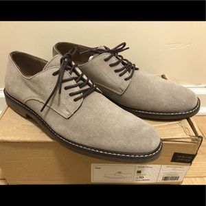 NEW Banana Republic men’s suede nubuck ‘bucks’ shoes lace up 10